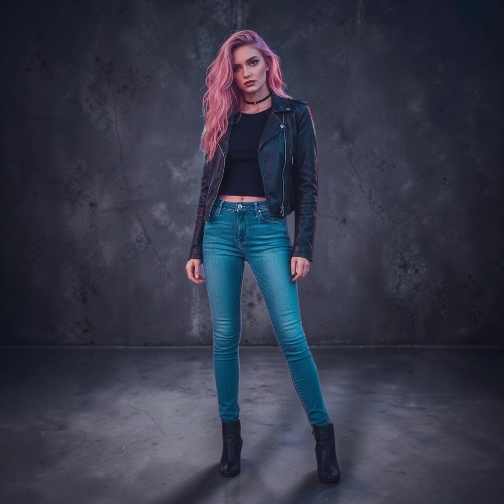 GUESS - Premium Luxury High Waisted Medium/Light Wash Semi Stretchy Skinny Jeans